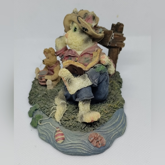 1999 VTG Boyds Bears & Friends The Bearstone Collection Catch Of The Day - Picture 5 of 7